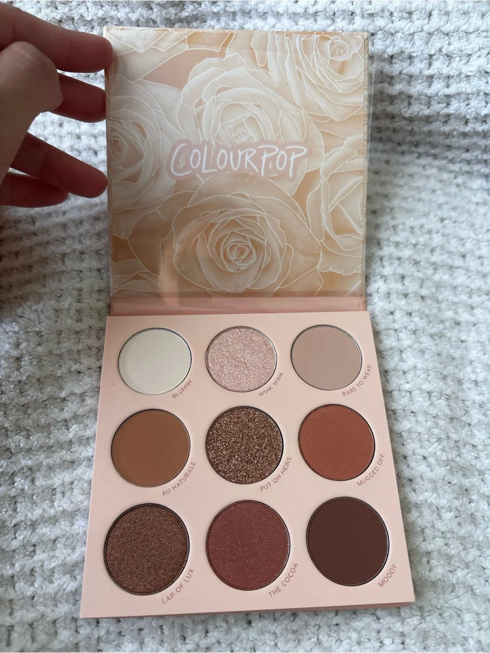 ColourPop Nude Mood Eyeshadow Palette — Peachy Nude & Rose Hues